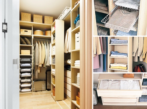 Walk-in wardrobe Rumah Menshin