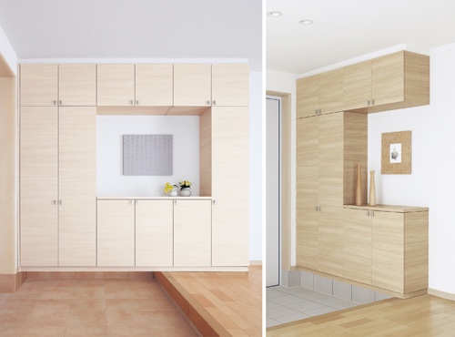 Entryway storage Rumah Menshin