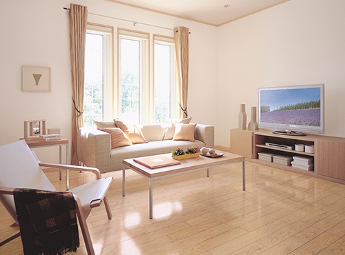 Family living room Rumah Menshin