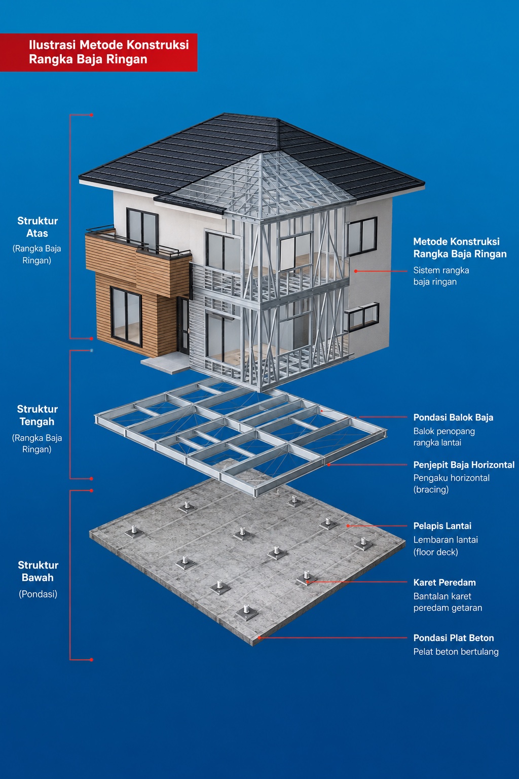 Diagram konstruksi Rumah Menshin